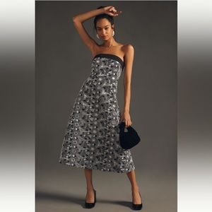 Long Maeve Lace Cutout Dress by Anthropologie